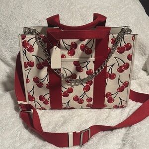 Cherry Print Women's Bag